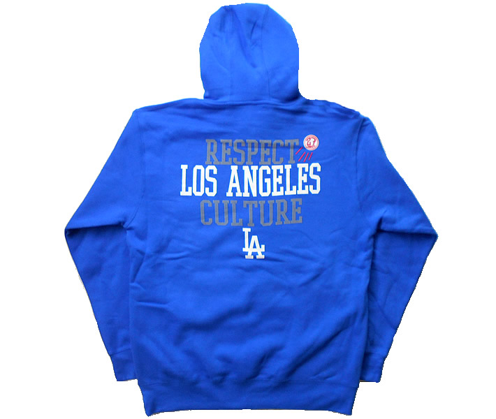 27 JUNKIES パーカー Respect Los Angeles Culture ロサンゼルス ロイヤルブルー
